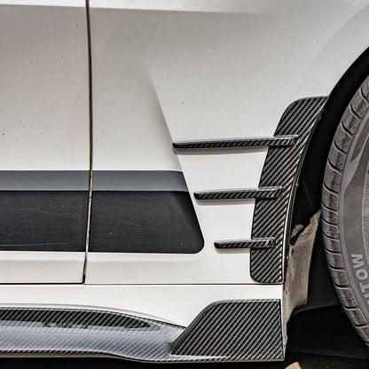 BMW G22/G23 4 Series - SQ Style Carbon Fiber Side Skirts