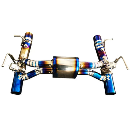 Ferrari F8 Spider – Titanium Alloy Catback Exhaust with Muffler