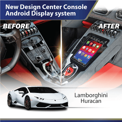Lamborghini Huracán - EVO-Style Android Touchscreen Replacement Upgrade with Wireless Apple CarPlay & Android Auto