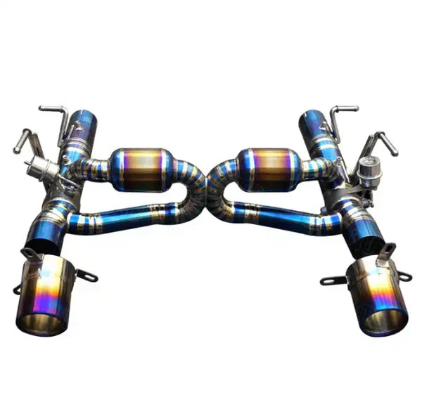 Ferrari F8 Tributo – Titanium Valved Exhaust System with Muffler