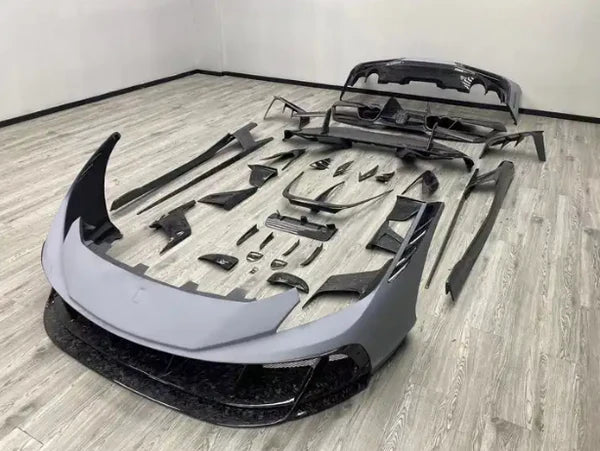 Ferrari F8 Tributo – MSY Style FRP/Carbon Fiber Full Body Kit