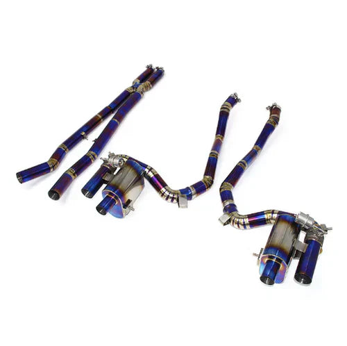 Ferrari 812 – Titanium Full Cat-Back Exhaust System with X-Pipe & Muffler