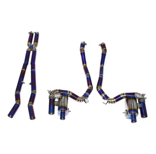 Ferrari 812 – Titanium Full Cat-Back Exhaust System with X-Pipe & Muffler