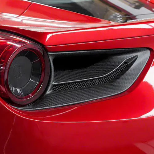 Ferrari 488 - Carbon Fiber Taillight Trim Cover