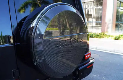 Mercedes Benz G-Wagon W463 - Brabus Style Carbon Fiber Rear Spare Tire Cover