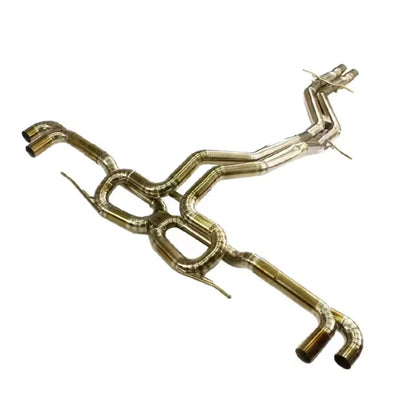 Lamborghini Urus - Titanium Gold Cat Back Exhaust System