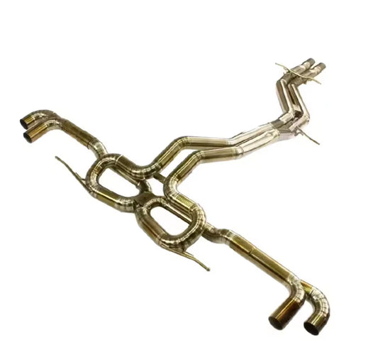 Lamborghini Urus - Titanium Gold Cat Back Exhaust System