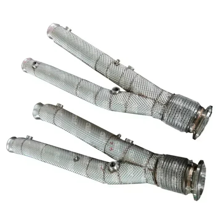 Lamborghini Aventador SVJ - Straight Pipe Catback Exhaust w/ Catless Downpipe F1 Package