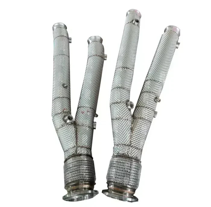 Lamborghini Aventador SVJ - Straight Pipe Catback Exhaust w/ Catless Downpipe F1 Package