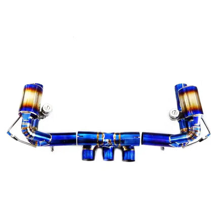 Ferrari 458 – Titanium Valved Exhaust System with Muffler