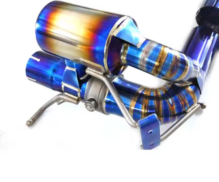 Ferrari 458 – Titanium Valved Exhaust System with Muffler