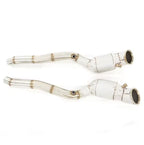 Ferrari FF/F12/812 – Cat Less Front Downpipes with Heat Shield