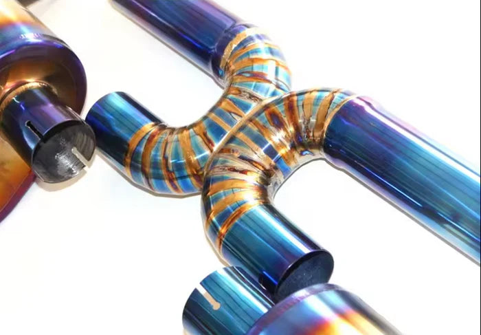 Audi R8 Gen 1 V8 4.2 – Titanium Valved Exhaust System with Muffler