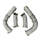 BMW X5M / X6M 2019-2025 – Full Catless Downpipes with Heat Shield