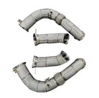 BMW X5M / X6M 2019-2025 – Full Catless Downpipes with Heat Shield