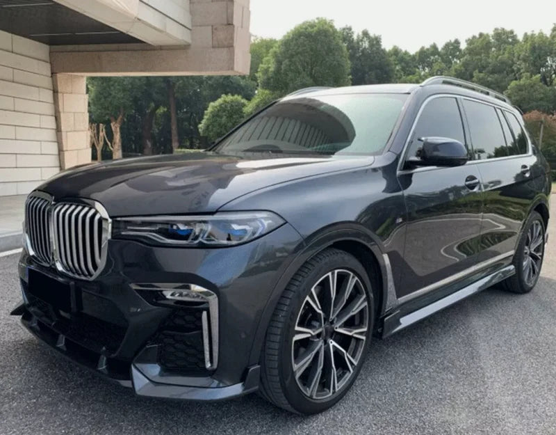BMW X7 G07 (2019–2026) - Gloss Black ABS 3-Piece Front Lip