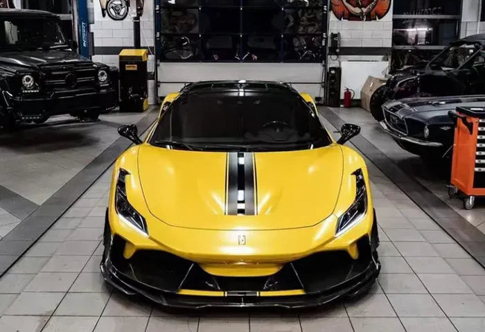 Ferrari F8 Tributo – AP Style Carbon Fiber Aero Kit
