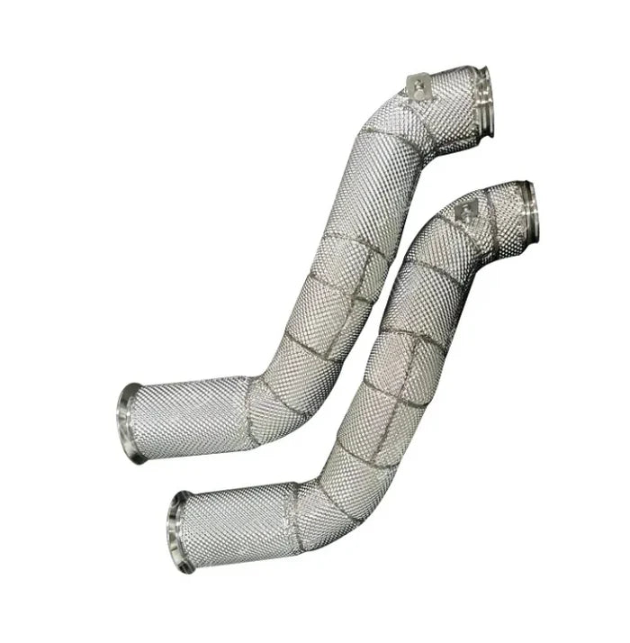 McLaren GT / GTS – Catless Downpipes with Heat Shield