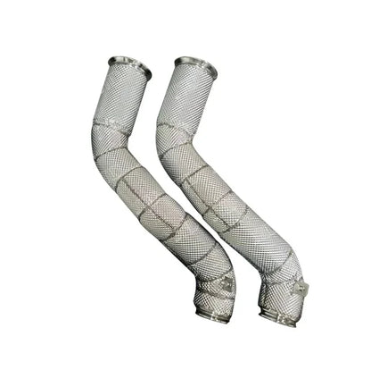 McLaren GT / GTS – Catless Downpipes with Heat Shield