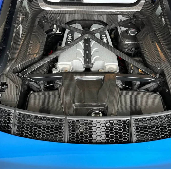Audi R8 Gen 2 Carbon Fiber Engine Bay Side Panel Set