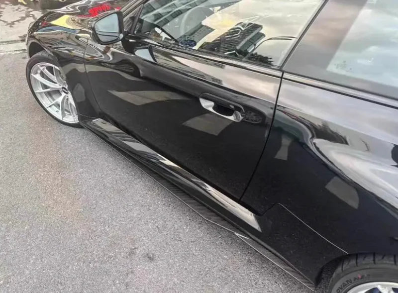 BMW G87 M2 AP Style Carbon Fiber Side Skirt Extensions