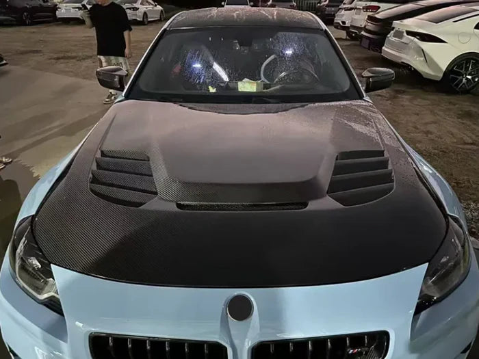 BMW G87 M2 Carbon Fiber AP Style Vented Hood