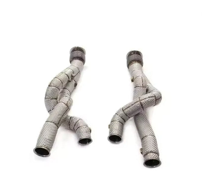 Lamborghini Revuelto – Downpipes with Heat Shield