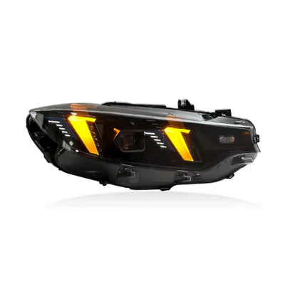 BMW F3X/F8X M3/M4 – G8X Style Switchable White/Yellow “Snake Eyes” Headlights