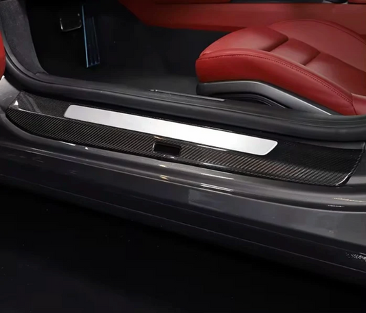 Porsche 911 992 - Carbon Fiber Interior Door Sill Panels