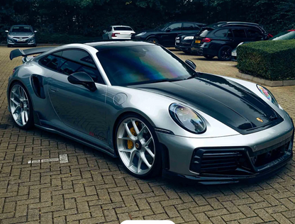 Porsche 992 Turbo S (2020–2023) - TC Style Dry Carbon Fiber Side Skirts