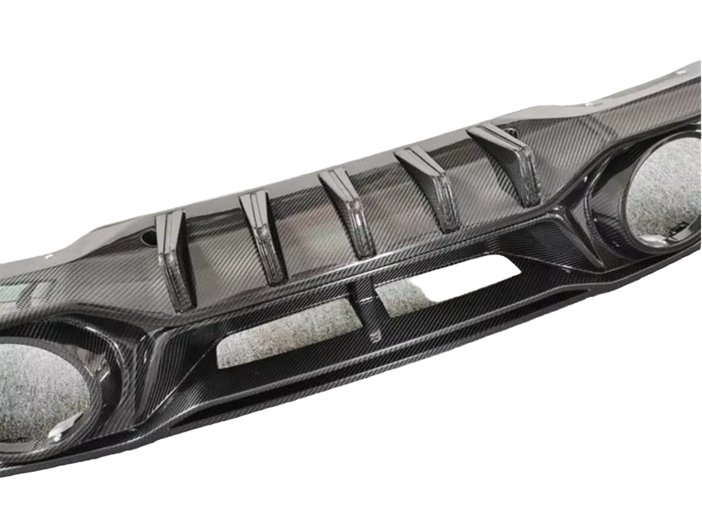 Porsche 911 992 Turbo S - T Style Carbon Fiber Rear Diffuser