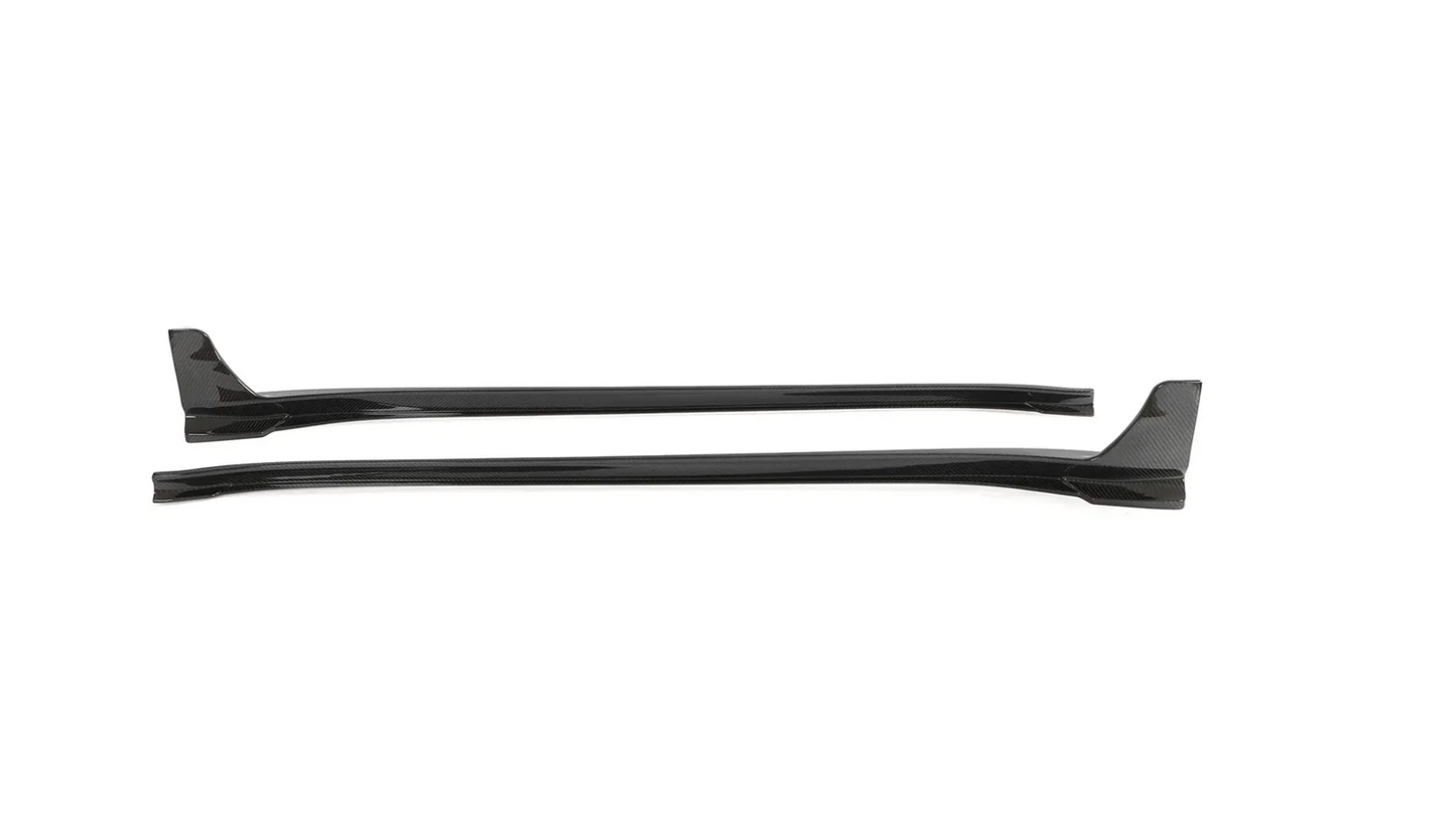 Porsche 911 992 Carrera & Targa - Carbon Fiber Finned Side Skirt Extensions