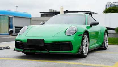 Porsche 911 992 Carrera & Targa - Carbon Fiber Finned Side Skirt Extensions