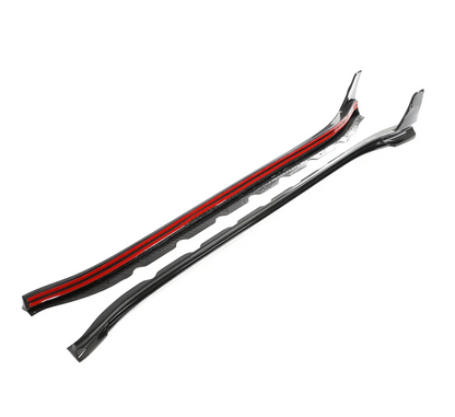 Porsche 911 992 Carrera & Targa - Carbon Fiber Finned Side Skirt Extensions