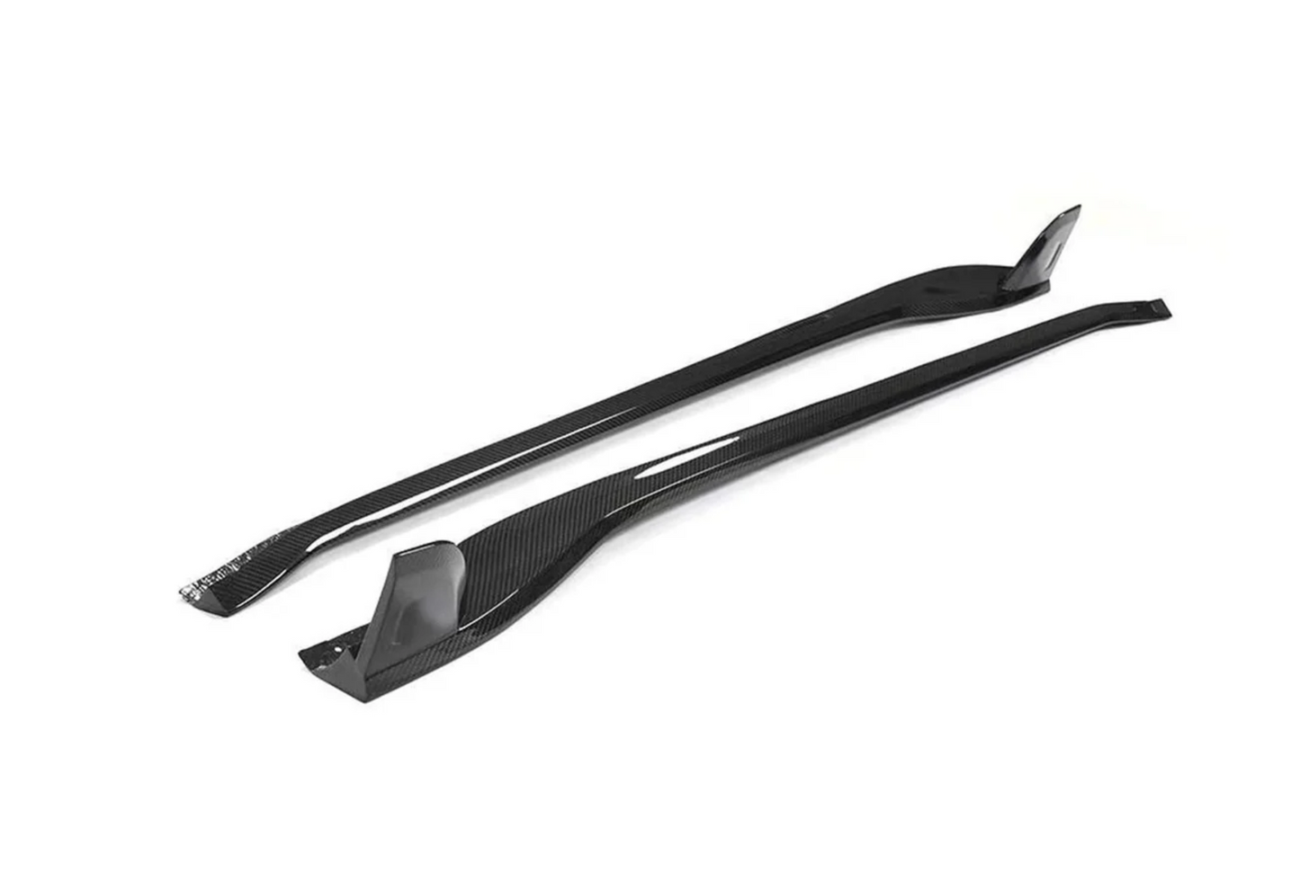 Porsche 911 992 - Carbon Fiber Finned Side Skirt Extensions