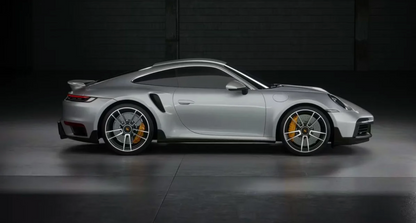 Porsche 911 992 - Carbon Fiber Finned Side Skirt Extensions