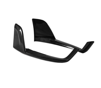 Porsche 911 992 Turbo S - Carbon Fiber Rear Side Splitter Canards