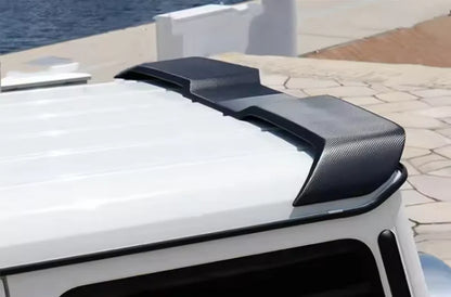 Mercedes-Benz G-Class W463 G350 G500 G63 - Carbon Fiber Rear Roof Spoiler with LED Brake Light