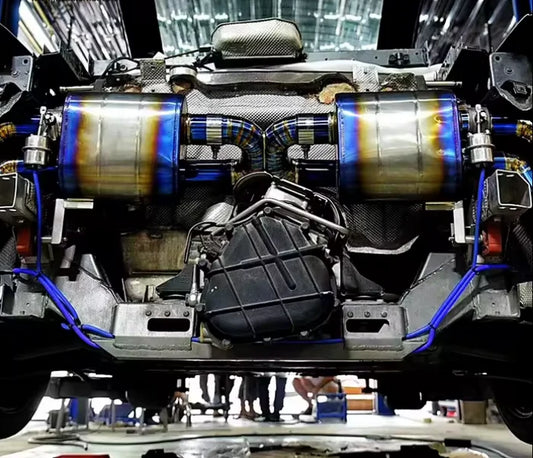 Audi R8 Gen 1 V8 4.2 – Titanium Valved Exhaust System with Muffler