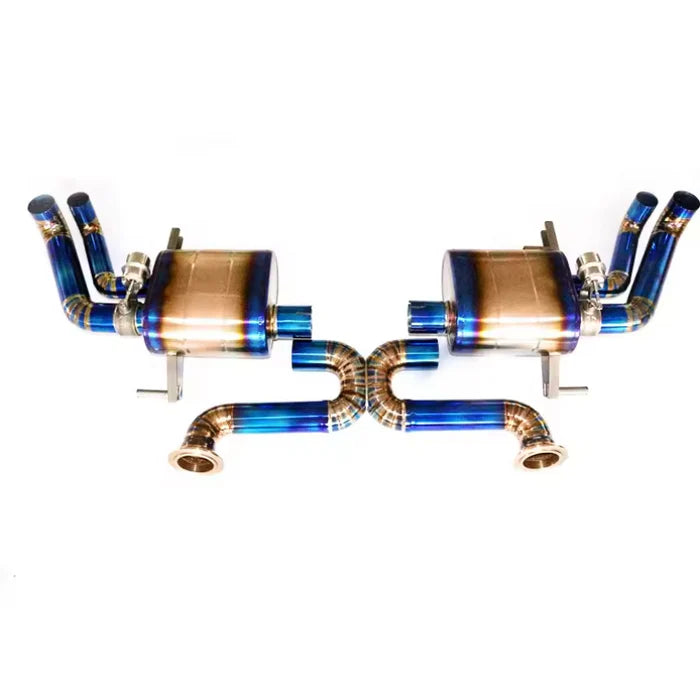 Audi R8 Gen 1 V8 4.2 – Titanium Valved Exhaust System with Muffler