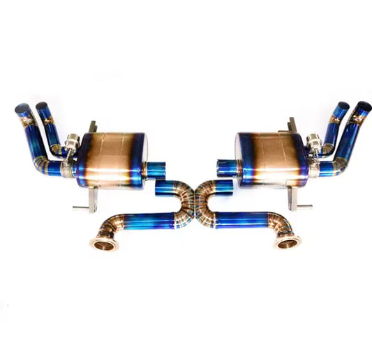 Audi R8 Gen 1 V8 4.2 – Titanium Valved Exhaust System with Muffler