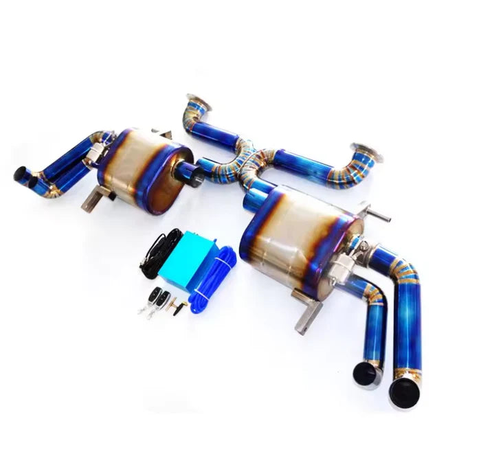 Audi R8 Gen 1 V8 4.2 – Titanium Valved Exhaust System with Muffler