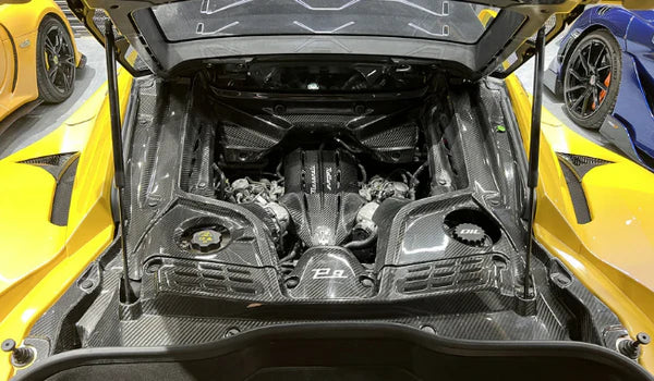 Maserati MC20 – Full Carbon Fiber Engine Bay Kit