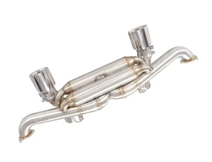 Porsche GT4/GT4RS - Stainless Steel Valved Exhaust System With Muffler