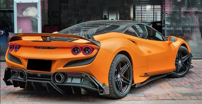 Ferrari F8 Tributo - AP Style Carbon Fiber Rear Wing