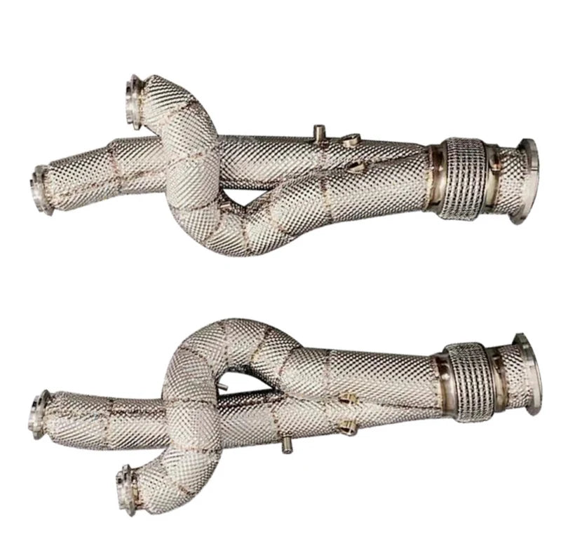 Lamborghini Revuelto – Downpipes with Heat Shield