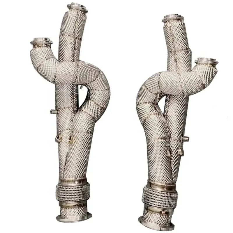 Lamborghini Revuelto – Downpipes with Heat Shield