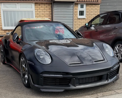 Porsche 911 992 Turbo S (2019–2023) – Dry Carbon Fiber Front Bumper Lip Spoiler