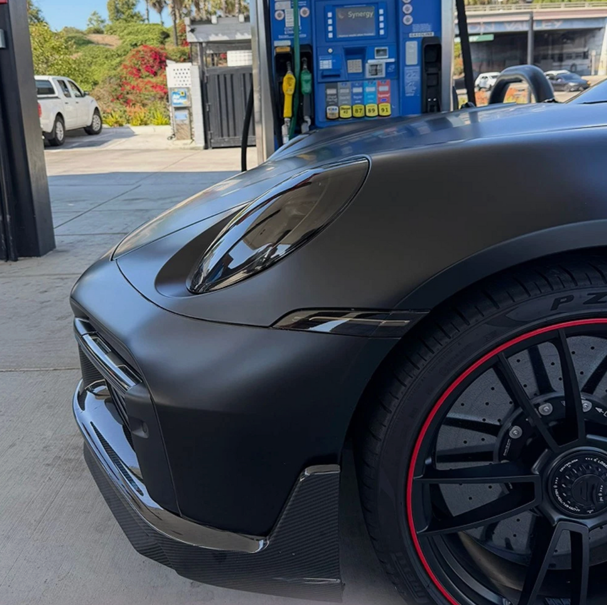 Porsche 911 992 Turbo S (2019–2023) – Dry Carbon Fiber Front Bumper Lip Spoiler