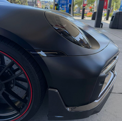 Porsche 911 992 Turbo S (2019–2023) – Dry Carbon Fiber Front Bumper Lip Spoiler
